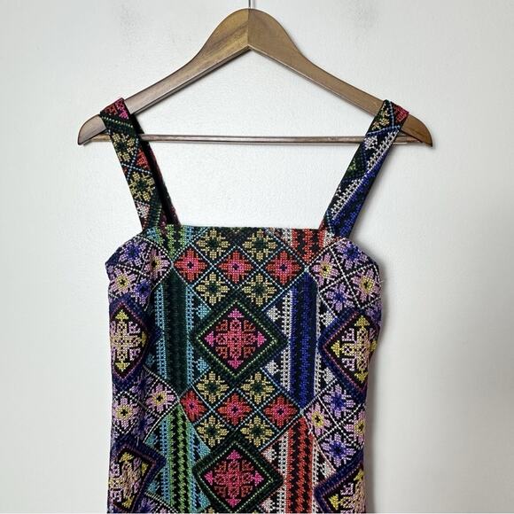 Bandit & the Babe Bermuda Patchwork Mini Dress Women’s Size Small Multicolor - Picture 4 of 12